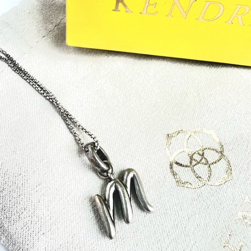 Kendra Scott Letter M Charm in Silver